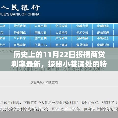 揭秘歷史與當下，11月22日按揭商貸利率變遷與小巷特色小店探秘之旅