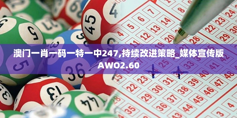 澳門一肖一碼一特一中247,持續改進策略_媒體宣傳版AWO2.60