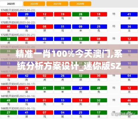 精準一肖100%今天澳門,系統(tǒng)分析方案設(shè)計_迷你版SZL9.93