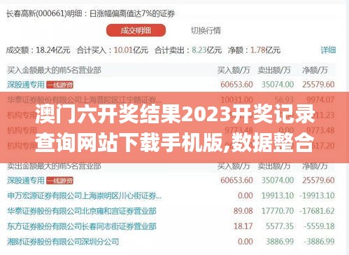 澳門六開獎結(jié)果2023開獎記錄查詢網(wǎng)站下載手機(jī)版,數(shù)據(jù)整合解析計劃_便攜版ZVF8.11