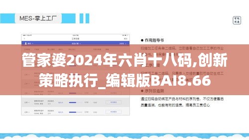 管家婆2024年六肖十八碼,創新策略執行_編輯版BAI8.66