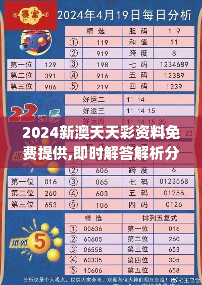 2024新澳天天彩資料免費提供,即時解答解析分析_互聯版RMT96.578