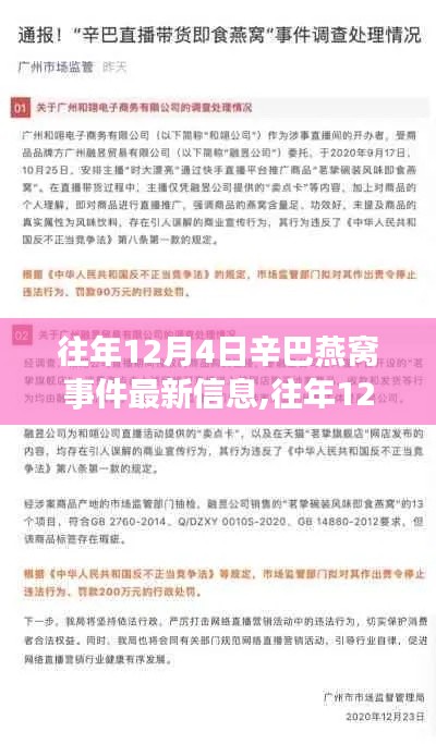 辛巴燕窩事件最新回顧與解析，歷年12月4日信息回顧與深度解讀