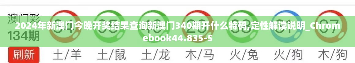 2024年新澳門(mén)今晚開(kāi)獎(jiǎng)結(jié)果查詢(xún)新澳門(mén)340期開(kāi)什么特碼,定性解讀說(shuō)明_Chromebook44.835-5