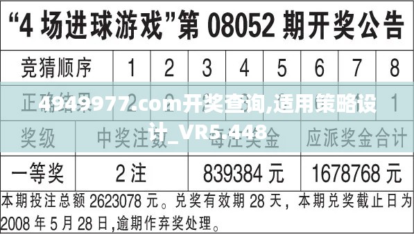 4949977.соm開(kāi)獎(jiǎng)查詢,適用策略設(shè)計(jì)_VR5.448