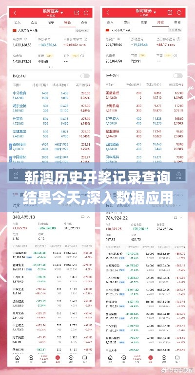 新澳歷史開獎記錄查詢結果今天,深入數據應用執行_NE版4.366