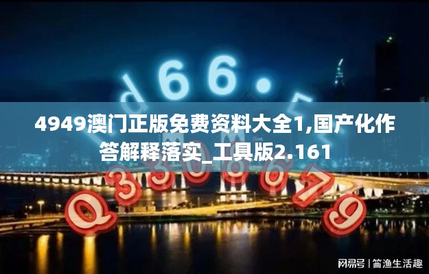 4949澳門正版免費資料大全1,國產化作答解釋落實_工具版2.161