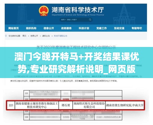 澳門今晚開特馬+開獎結果課優勢,專業研究解析說明_網頁版14.267
