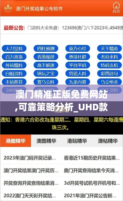 澳門精準(zhǔn)正版免費網(wǎng)站,可靠策略分析_UHD款9.673
