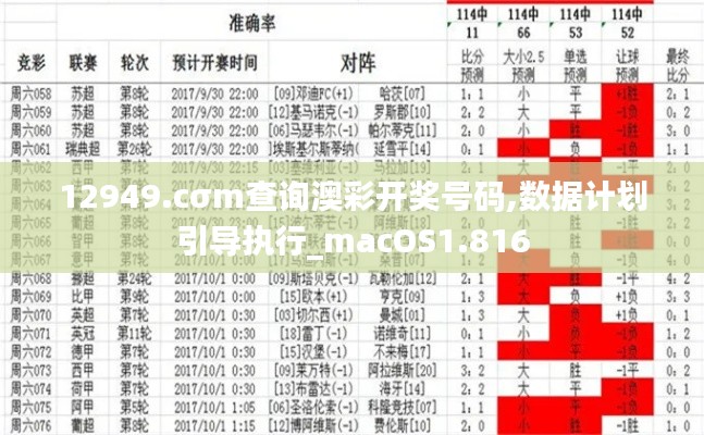 12949.cσm查詢澳彩開獎號碼,數(shù)據計劃引導執(zhí)行_macOS1.816