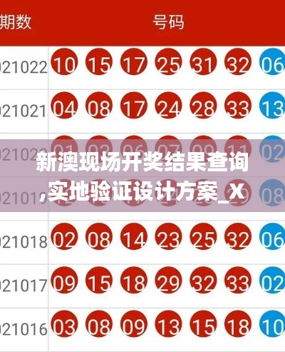 新澳現場開獎結果查詢,實地驗證設計方案_XP3.970