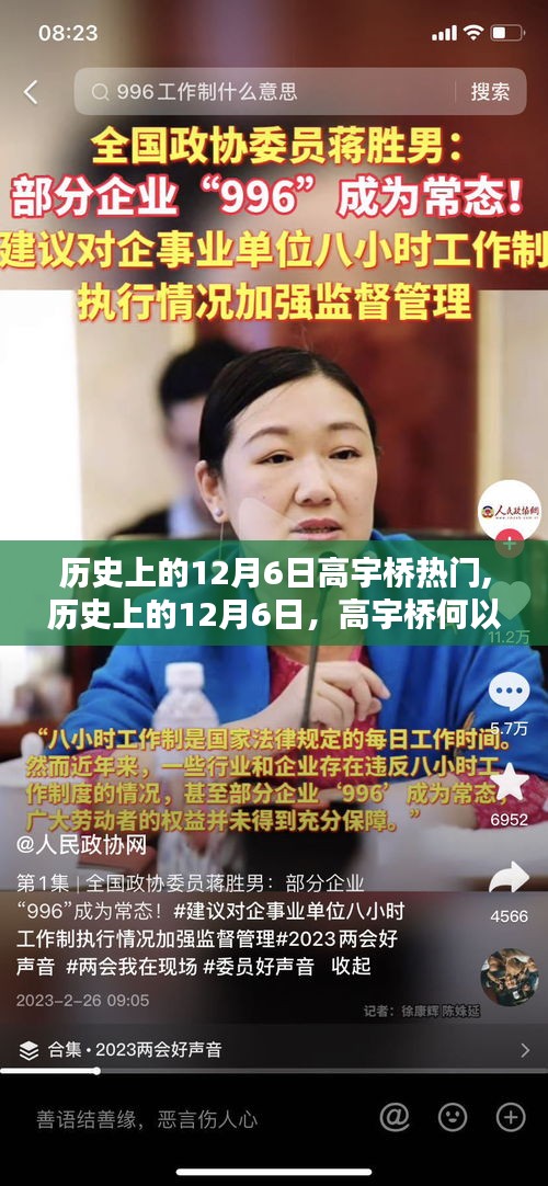 歷史上的12月6日高宇橋熱門探秘，為何成為焦點？