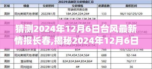 揭秘2024年12月6日臺(tái)風(fēng)最新動(dòng)態(tài)，長春備戰(zhàn)，臺(tái)風(fēng)預(yù)警與應(yīng)對(duì)措施全解析