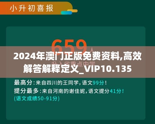2024年澳門正版免費資料,高效解答解釋定義_VIP10.135