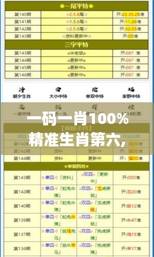 一碼一肖100%精準生肖第六,系統解析說明_P版5.297