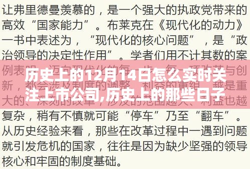 歷史上的那些日子，揭秘如何實(shí)時(shí)關(guān)注上市公司與尋找內(nèi)心的平和寧靜之旅——以12月14日為節(jié)點(diǎn)