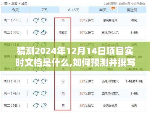 如何預測并撰寫未來項目實時文檔，以猜測2024年12月14日為例的詳細指南與策略分析