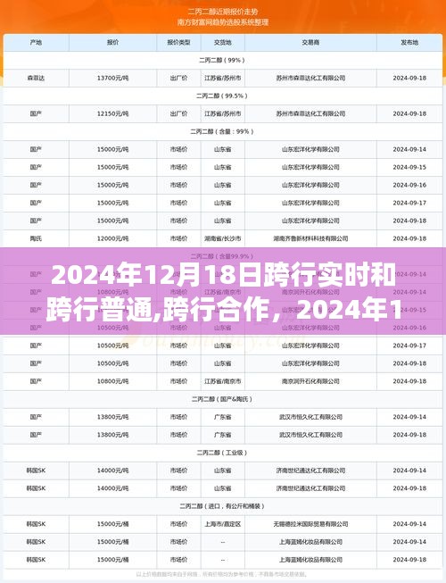 2024年12月18日跨行合作革新之旅，實(shí)時(shí)與常規(guī)的新篇章