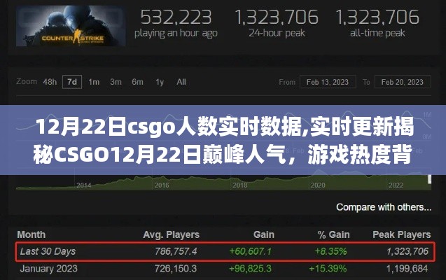 揭秘CSGO 12月22日實時數據，游戲熱度背后的真相！
