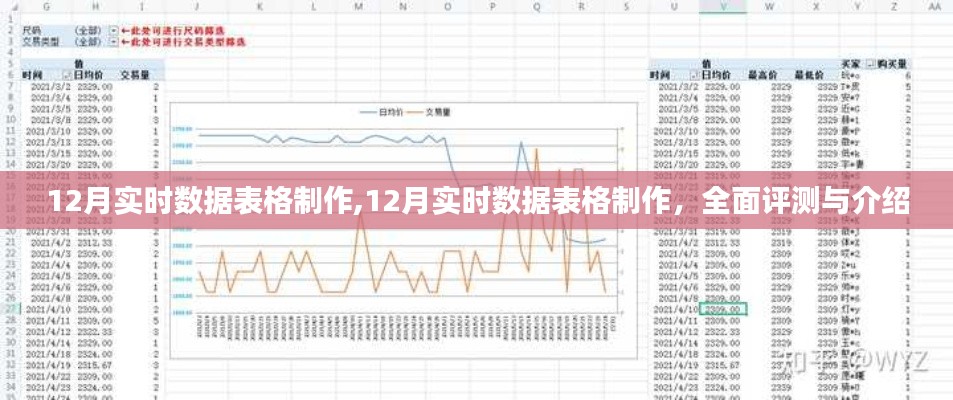 全面評測與介紹，12月實時數據表格制作指南