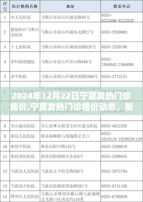 寧夏發熱門診售價動態，未來一年的價格趨勢解讀與預測