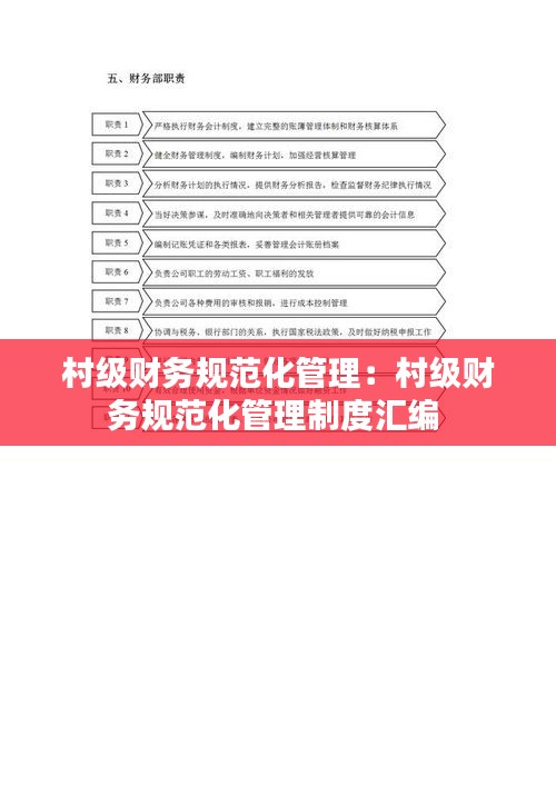 村級(jí)財(cái)務(wù)規(guī)范化管理：村級(jí)財(cái)務(wù)規(guī)范化管理制度匯編 