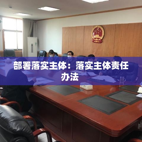 部署落實(shí)主體：落實(shí)主體責(zé)任辦法 