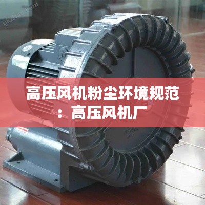 高壓風機粉塵環境規范：高壓風機廠 