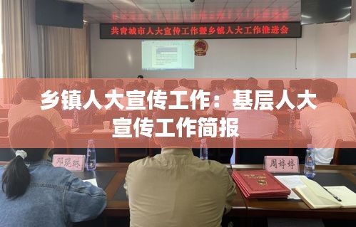 鄉(xiāng)鎮(zhèn)人大宣傳工作：基層人大宣傳工作簡(jiǎn)報(bào) 