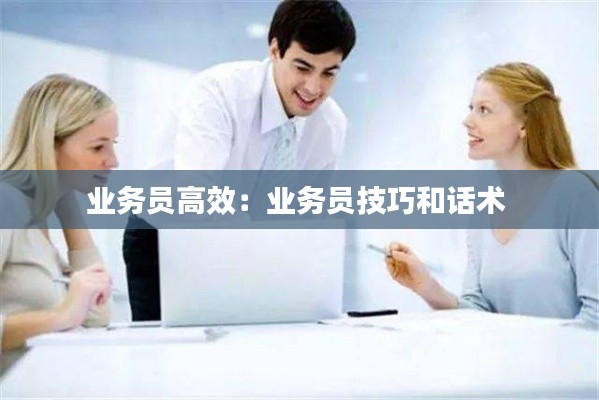 業(yè)務(wù)員高效：業(yè)務(wù)員技巧和話術(shù) 