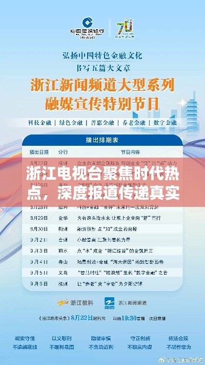 浙江電視臺聚焦時代熱點，深度報道傳遞真實聲音，引領輿論關注新風向