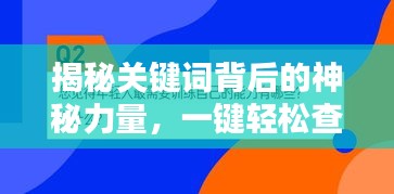 揭秘關(guān)鍵詞背后的神秘力量，一鍵輕松查找百度源頭！