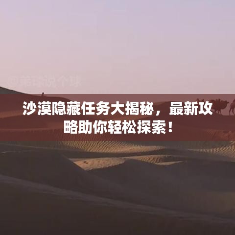 沙漠隱藏任務大揭秘，最新攻略助你輕松探索！