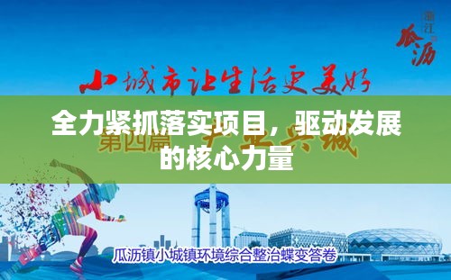 全力緊抓落實項目，驅動發展的核心力量