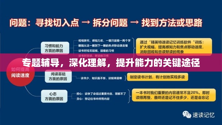 專題輔導，深化理解，提升能力的關(guān)鍵途徑