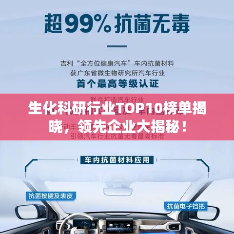 生化科研行業(yè)TOP10榜單揭曉，領(lǐng)先企業(yè)大揭秘！