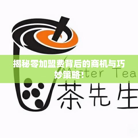 揭秘零加盟費背后的商機與巧妙策略！