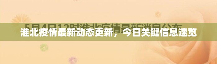 淮北疫情最新動態(tài)更新，今日關(guān)鍵信息速覽