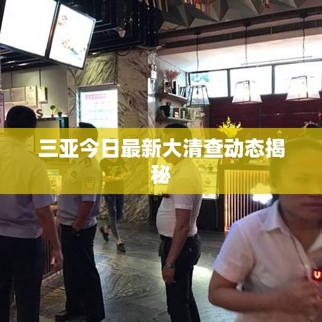 三亞今日最新大清查動態揭秘