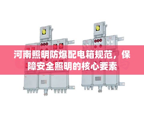 河南照明防爆配電箱規范，保障安全照明的核心要素