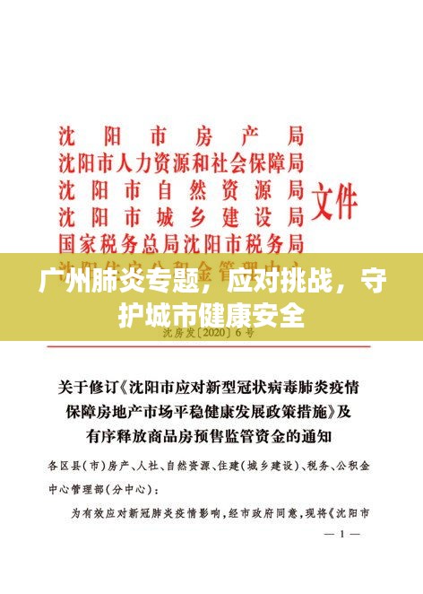 廣州肺炎專題，應對挑戰，守護城市健康安全
