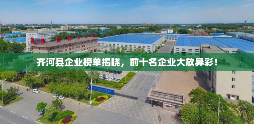 齊河縣企業(yè)榜單揭曉，前十名企業(yè)大放異彩！