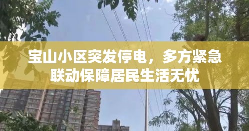 寶山小區突發停電，多方緊急聯動保障居民生活無憂