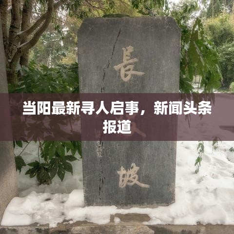 當(dāng)陽最新尋人啟事，新聞?lì)^條報(bào)道