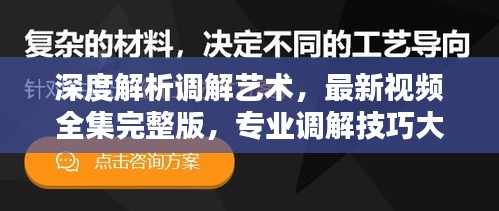 深度解析調解藝術，最新視頻全集完整版，專業調解技巧大揭秘