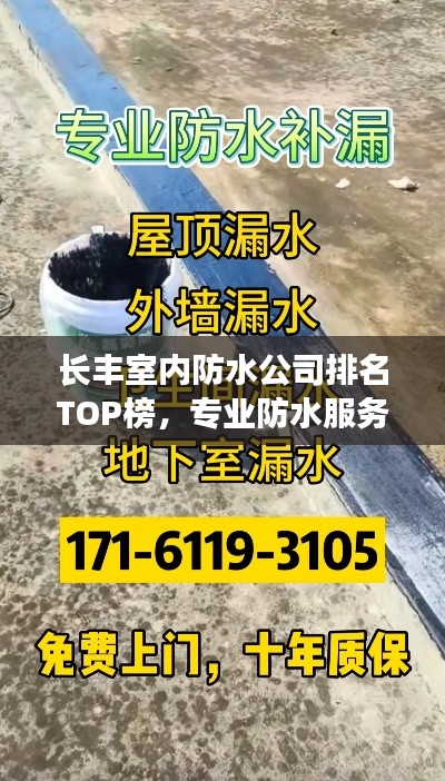 長豐室內(nèi)防水公司排名TOP榜，專業(yè)防水服務(wù)優(yōu)質(zhì)企業(yè)推薦