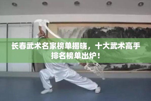 長春武術(shù)名家榜單揭曉，十大武術(shù)高手排名榜單出爐！